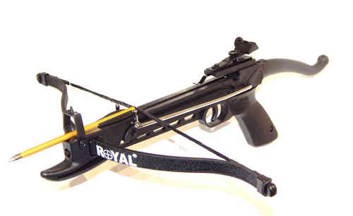 Pistola balestra 80 Lbs alluminio arco vetro compresso art.CR039B